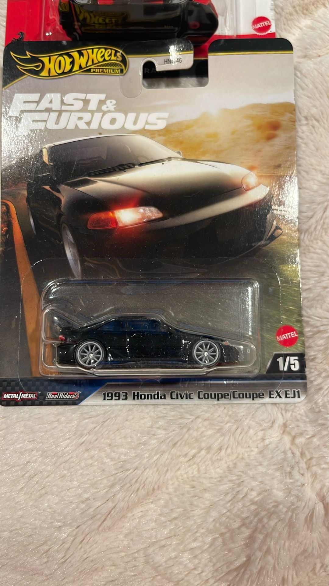 HOT WHEELS FAST AND FURIOUS 93 Honda Civic Coupe EX EJ1 