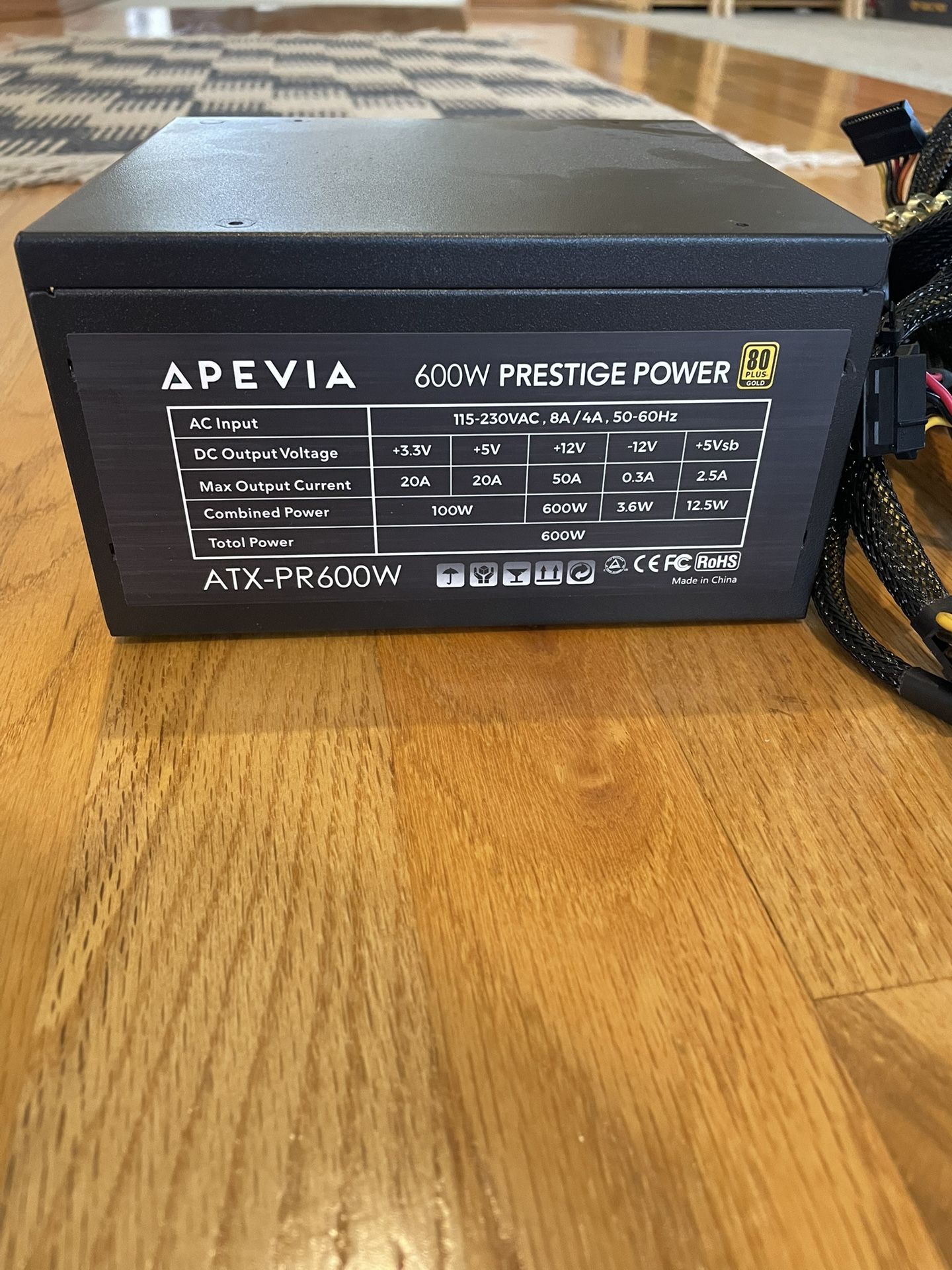 Apevia 600w Prestige Power 80 Plus Gold 