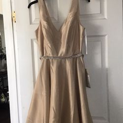 Gold Short Dress