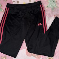 Women's Pink Adidas Track Pants