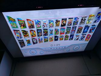 Nintendo Wii with lots of games