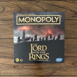 Monopoly Lord Of The Rings with 9 Detailed Miniatures & Ring - READ DESCRIPTION!