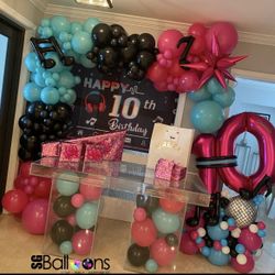 Balloons Decor - Party - Happy birthday 