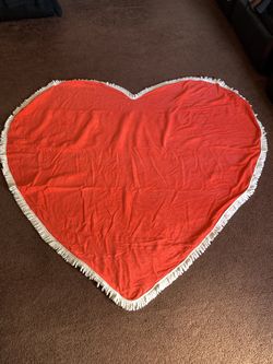 Heart Beach Towl Large