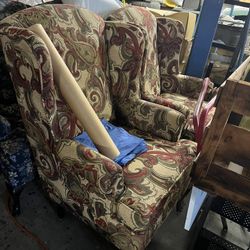 2 Wingback Chairs