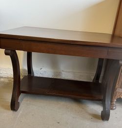 Vintage Library table/Entry table