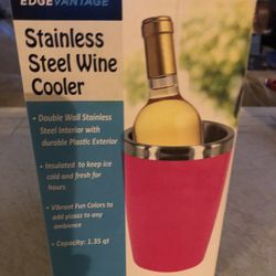 Stainless Steel Wine Cooler- NEW- Never Used