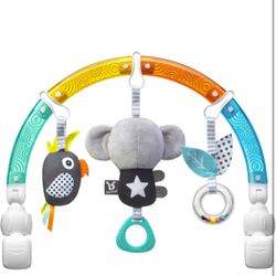 BENBAT Baby Stroller Arch Toy Rainbow Dazzle Friends Play Bar