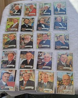 1972 Topps U.S. President Trading Cards