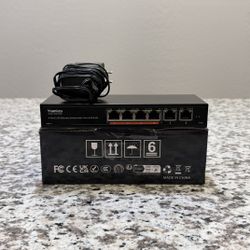 Yuanley 6 port 10G Unmanaged Switch (2x 10Gb 4x 2.5Gb)