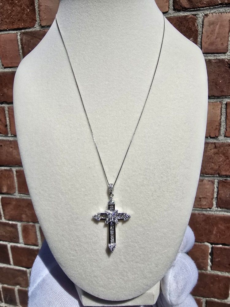 14k Lab Diamond Necklace