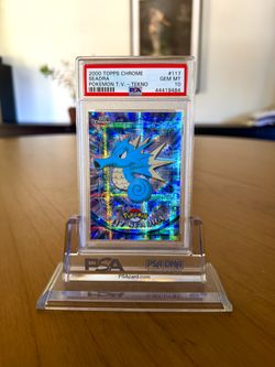 Pokemon 2000 Topps Chrome T.V. Tekno #117 Seadra PSA 10