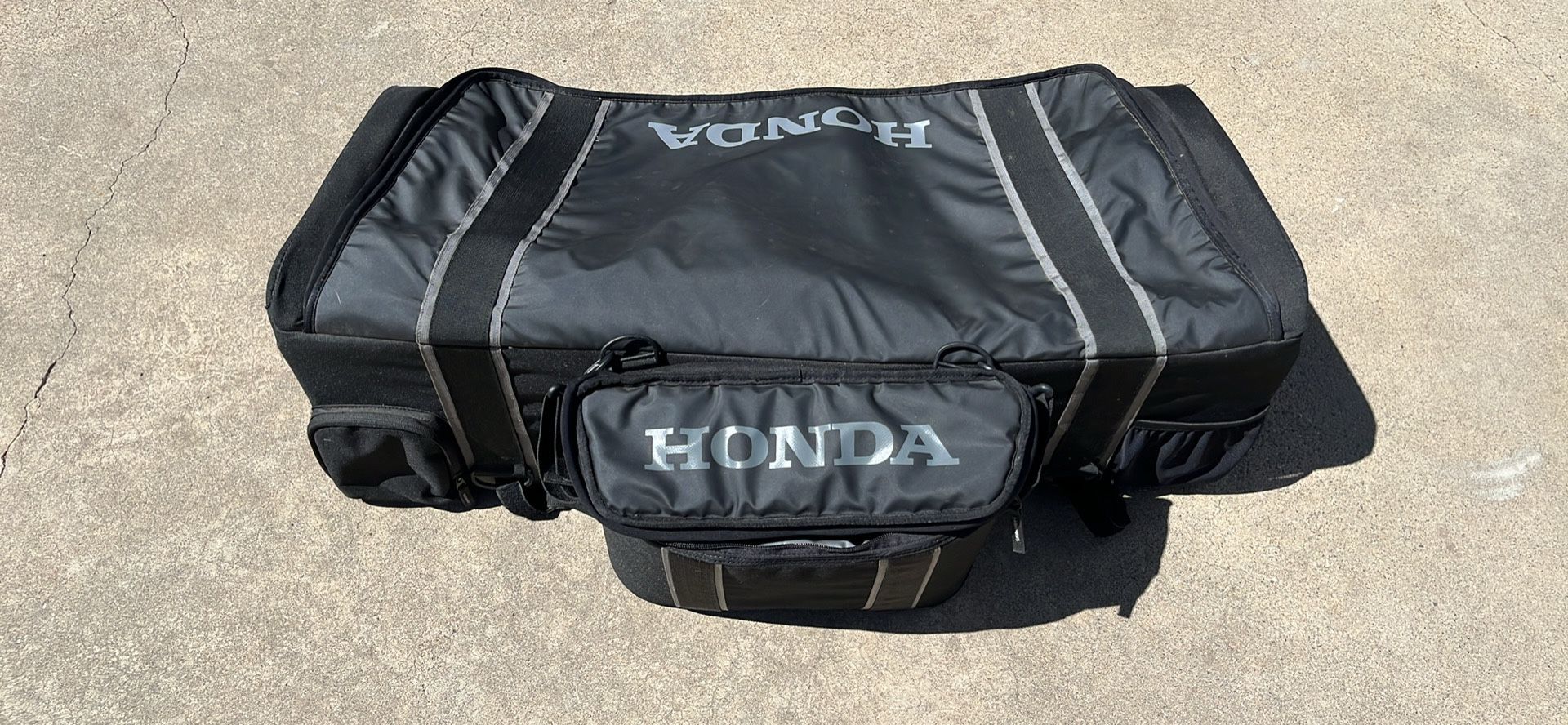 Honda Atv Rear Bag with Detachable Honda Cooler Bag
