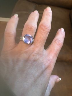 Ring. Amethyst ring.Bge ring. Amethyst. Sterling Silver Ring. Jewelry