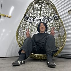 Beautiful Macrame Hanging Egg Chair [ Outdoor/Indoor ]