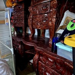 Office Desk/Long Dresser/Night Stands Set-OBO!!!