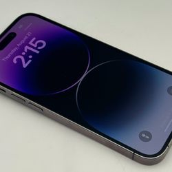 Apple iPhone 14 Pro A2650 Purple 256GB Storage iOS Unlocked BH 88% Smartphone