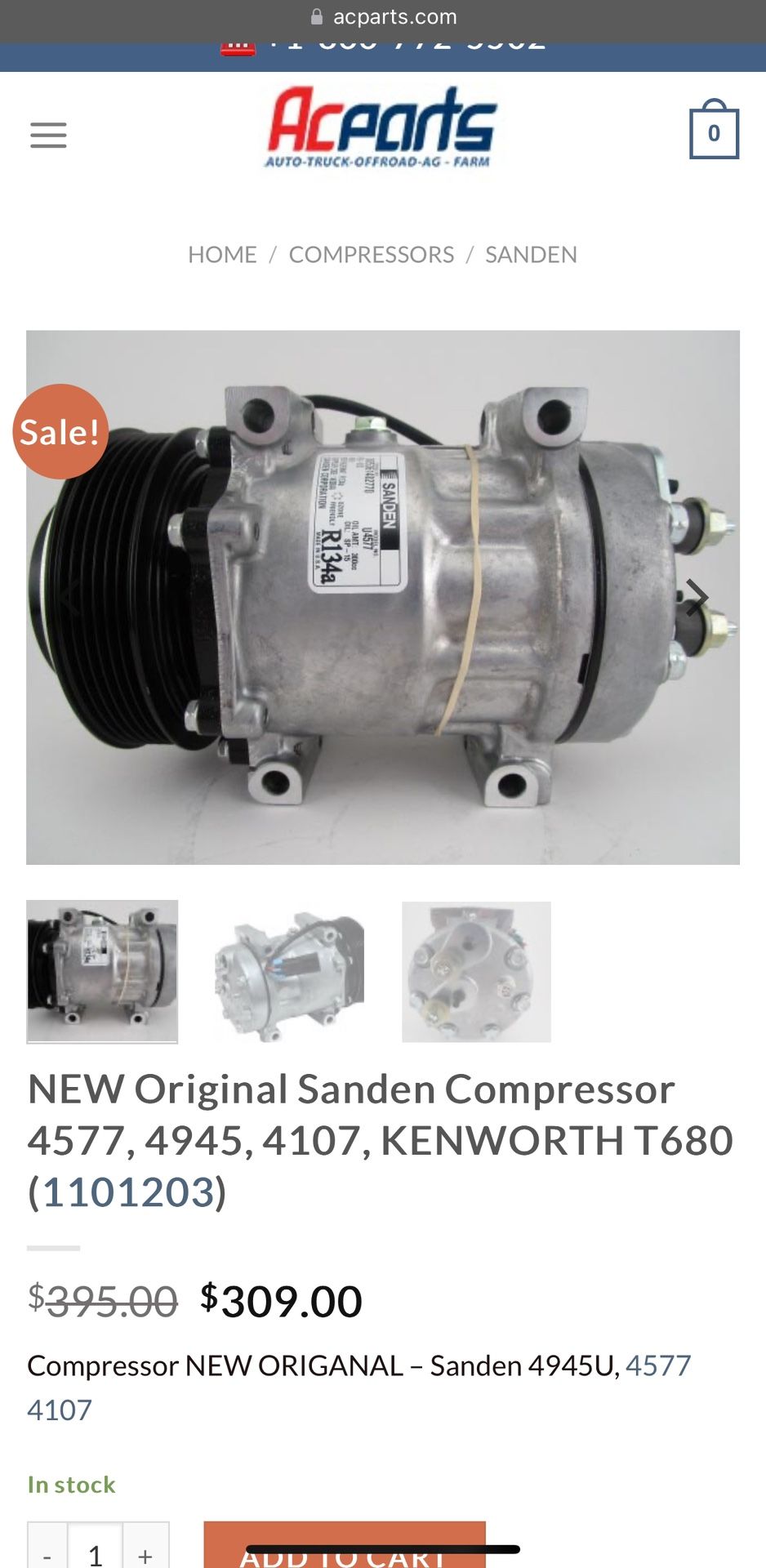 Sanden SD7 4945