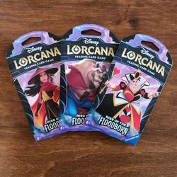 Disney Lorcana: Rise of the Floodborn Sleeved Booster Pack - Rise of the Floodborn (Chapter 2)