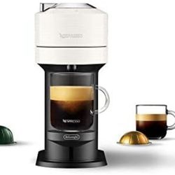 Nespresso Vertuo Next Coffee and Espresso Machine by De'Longhi,14 ounces White