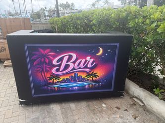 Commercial Portable Bar with Stainless Steel Sink – Stadium/Event Bar
