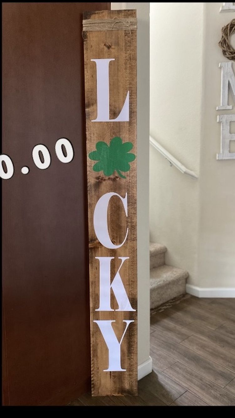 6ft Lucky Sign