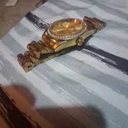 Automatic Mens Gold Watch