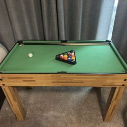 Kids 3 in 1 Game Table Pool Football Hockey