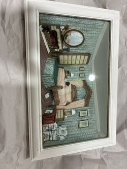 Cuadro De Miniatura Hecho A Mano Es Traido De Espana
