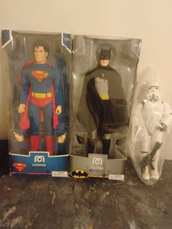 Superman,batman,star wars dolls,
