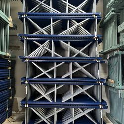 24”x8’ Uprights Brand New Pallet Racks Industrial Shelving Warehouse Storage Forklifts 