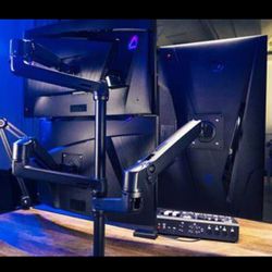 Ergotron Dual Monitor Stand And Brackets