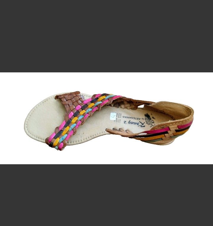 Woven Open-Toe Sandals (Huaraches, Size 4)