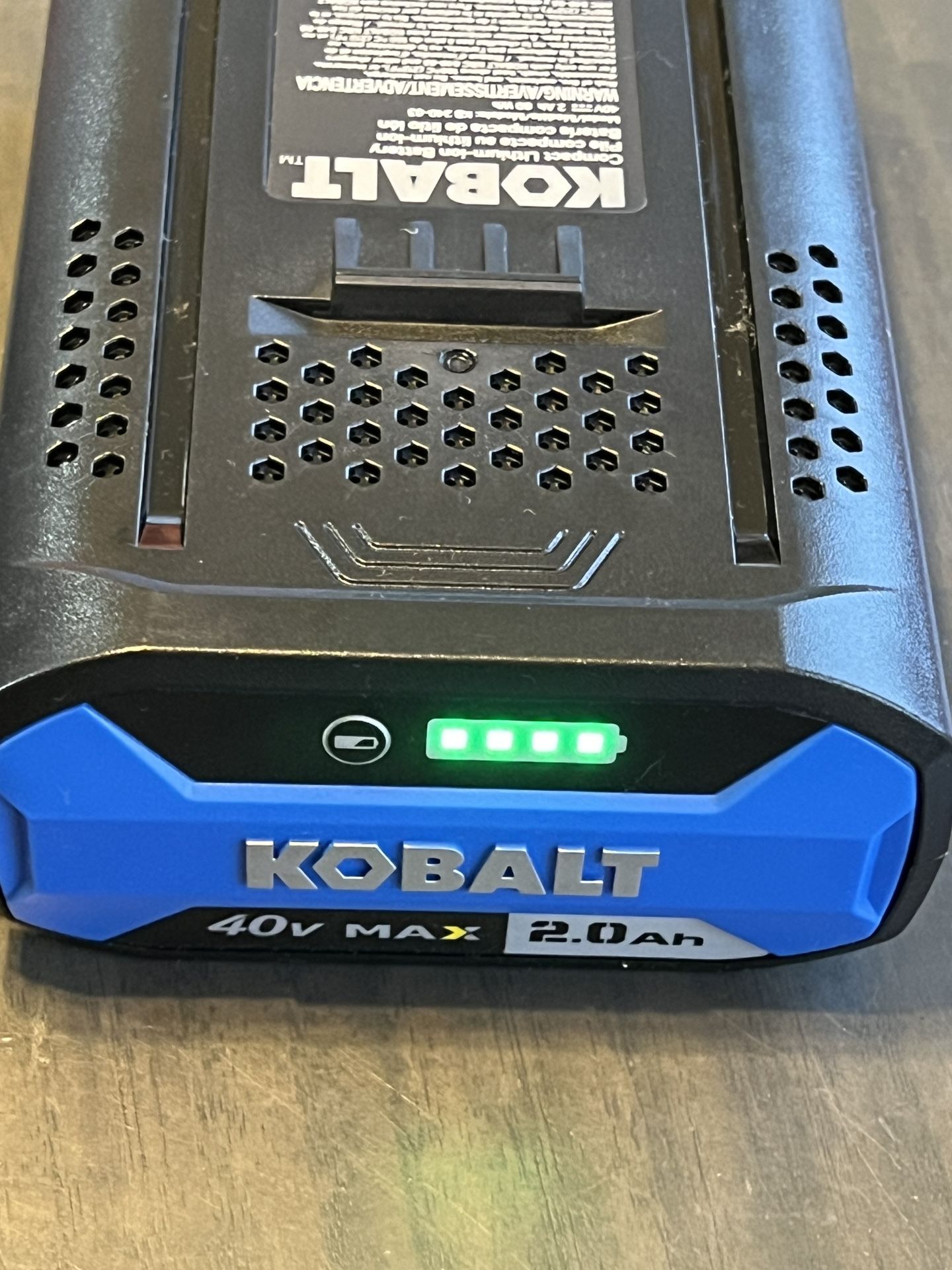 Kobalt 40v 2ah Battery and Charger