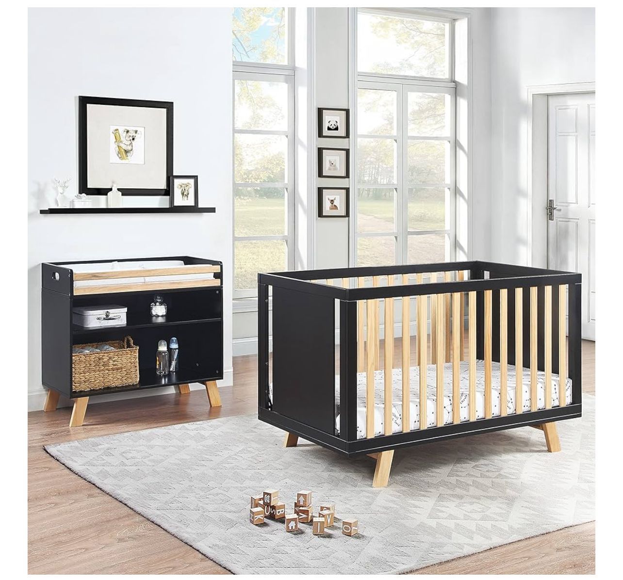 Crib And Changing Table