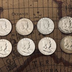 Benjamin Franklin Half Dollars 