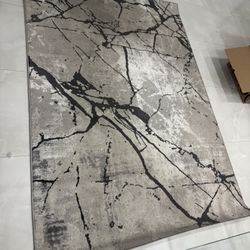 Safavieh Amelia Grey Black Area Rug 5'5" x 7'7"