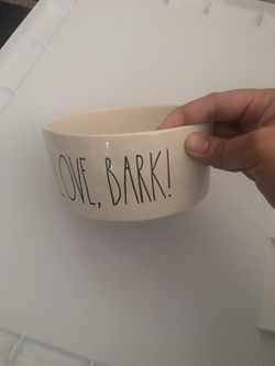 Rae Dunn dog bowl