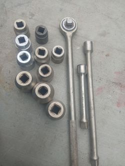 Wright brand socket set 1in