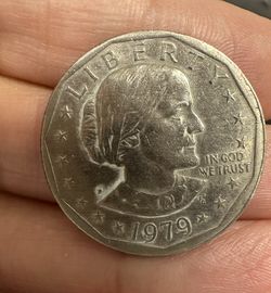 1979 Susan B Anthony Liberty (Frank Gasparo) Silver Dollar U.S. Coin (rare)