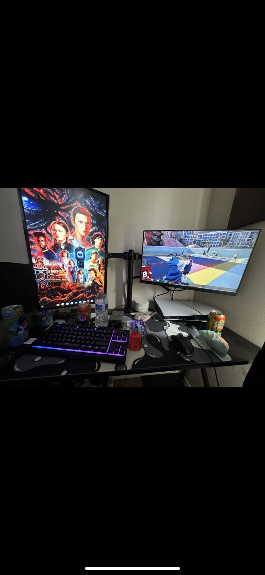 Two 24” Monitors