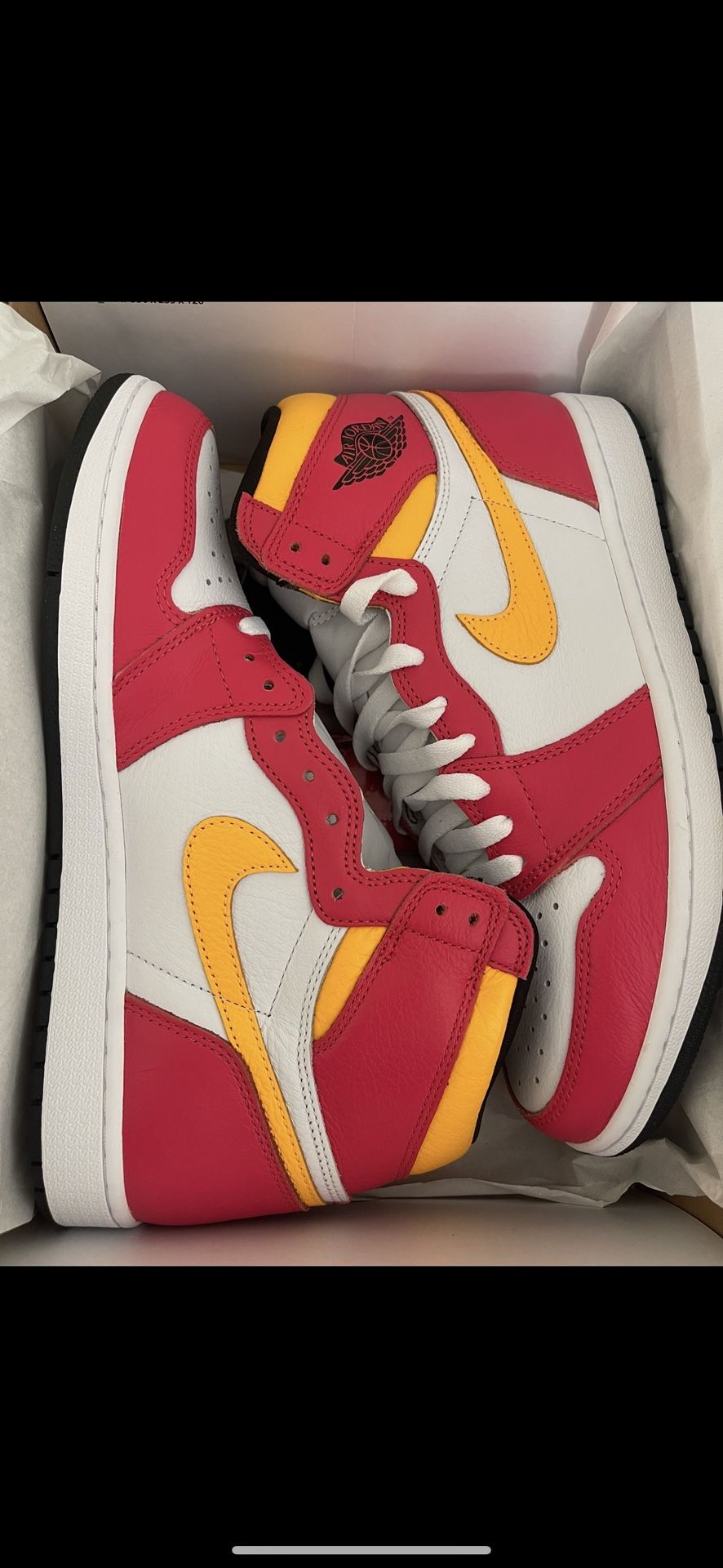 DS JORDAN 1 FUSION RED SIZE 9.5 & 11