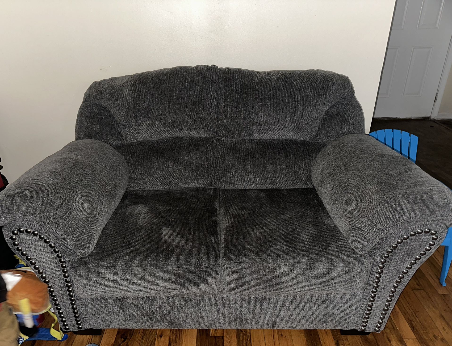 2 Piece Grey Couches 