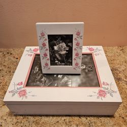 Decorative Wooden Tea Box Or as  a Jewelry Box