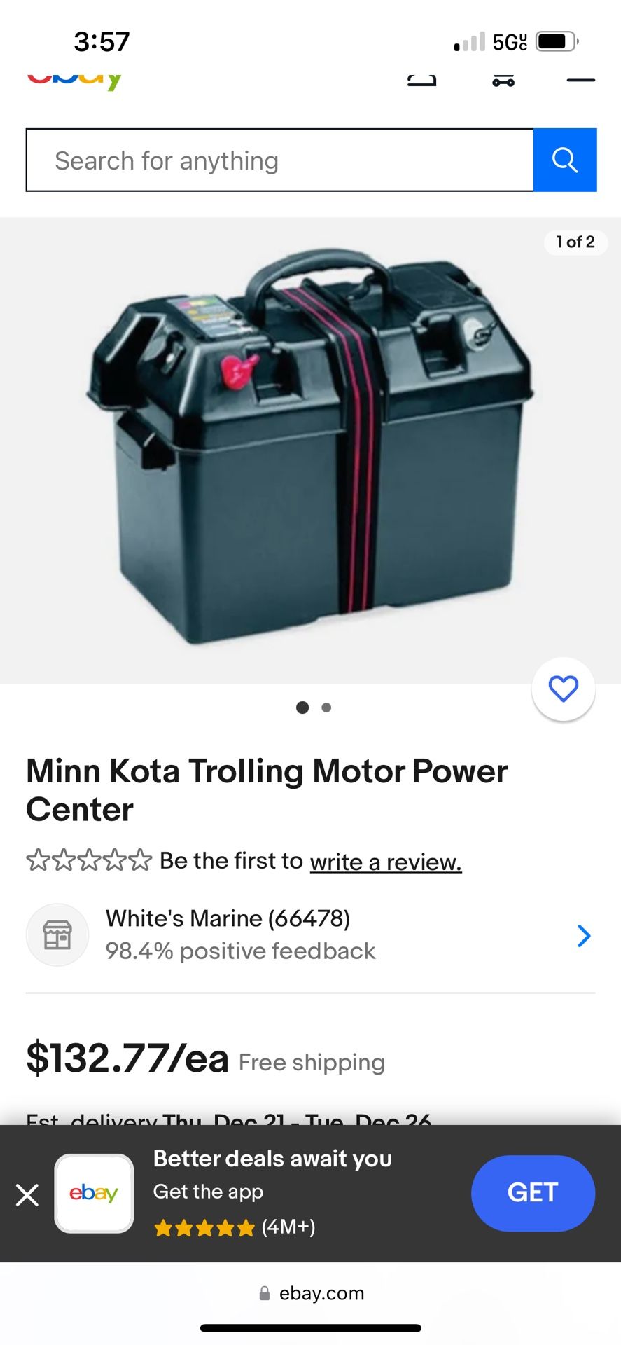 Minn Kota Trolling Motor Power Center