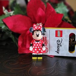 Minnie Mouse Lego Keychain 