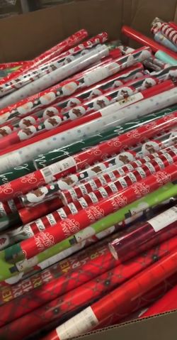 4 Rolls of Wrapping Paper 25 Sq Foot Each. 