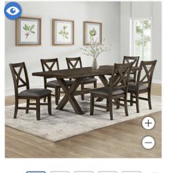 Like new Blakely 7-piece Dining Table Set.