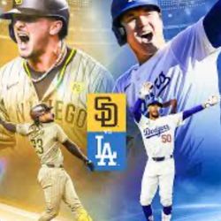 2 Los Angeles (LA) Dodgers vs San Diego Padres Baseball tickets