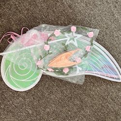 Fairy wings and wand set